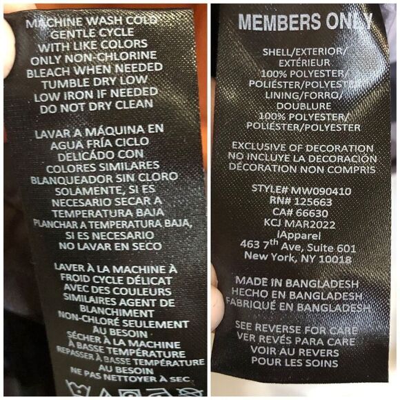 MEMBERS ONLY -M Sz M - NWT Scooby Doo & Shaggy Full-Zip Hooded Windbreaker/Black - Picture 14 of 16